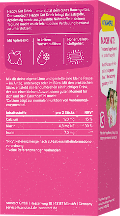 Happy Gut Drink Sticks10 St sanotact