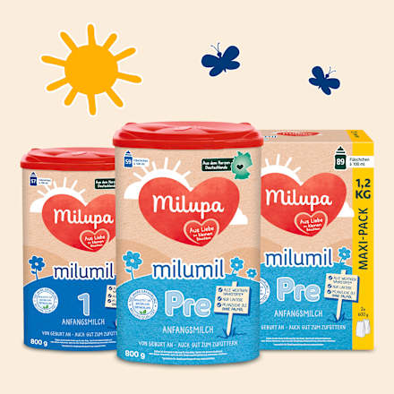 Anfangsmilch 1 Milumil von Geburt an Milupa