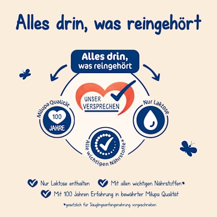 Anfangsmilch 1 Milumil von Geburt an Milupa