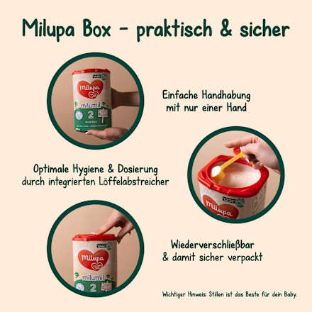 Anfangsmilch 1 Milumil von Geburt an Milupa