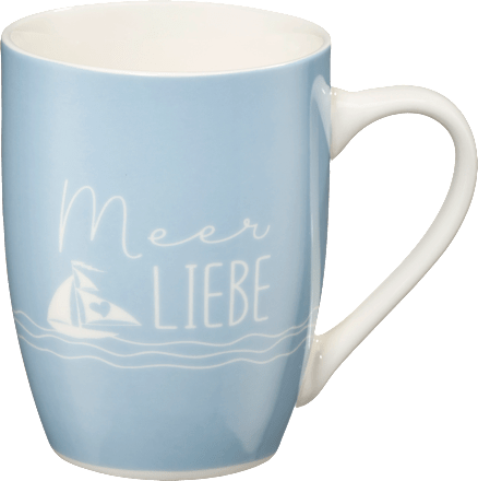 Kaffeebecher "Meerliebe", blau  BOLTZE