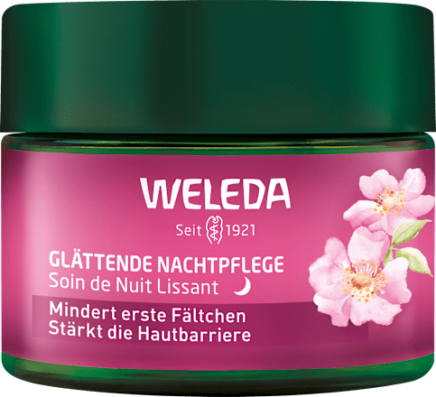 Nachtcreme glättend Wildrose & weißer Tee WELEDA