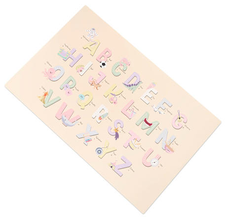 Schreibtisch-Unterlage aus Silikon, ABC Design (65x42 cm)  dm home