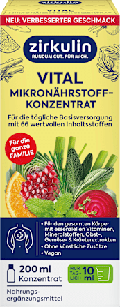 Vital Nährstoffkonzentrat Zirkulin