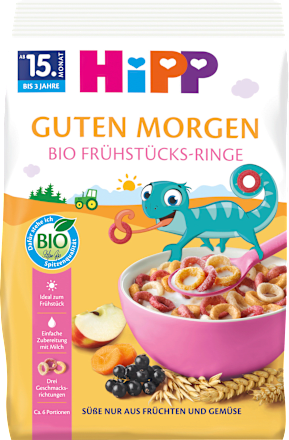Kindermüsli Frühstücks-Ringe, ab 2 Jahren HiPP