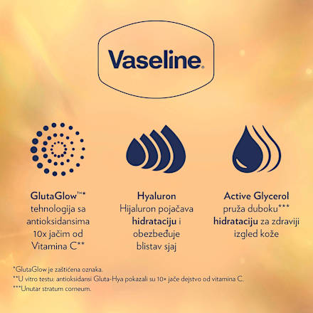 GLUTA-HYA FLAWLESS TONE losion za telo Vaseline