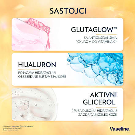 GLUTA-HYA FLAWLESS TONE losion za telo Vaseline