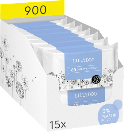 Feuchttücher 99% Wasser (15x60 St) LILLYDOO