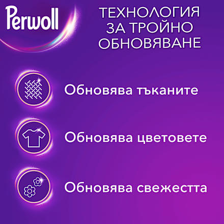 Гел за пране Renew Black, 40 пранета Perwoll