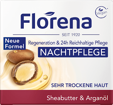 Nachtcreme Sheabutter & Arganöl Florena