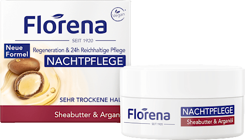 Nachtcreme Sheabutter & Arganöl Florena