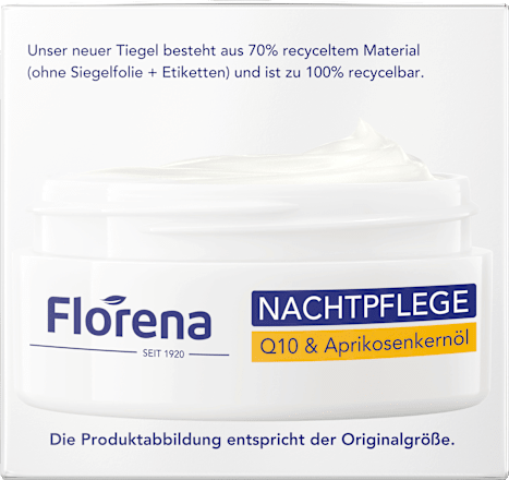 Nachtcreme Q10 & Aprikosenkernöl Florena