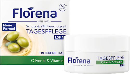 Gesichtscreme Olivenöl & Vitamin E LSF 15 Florena