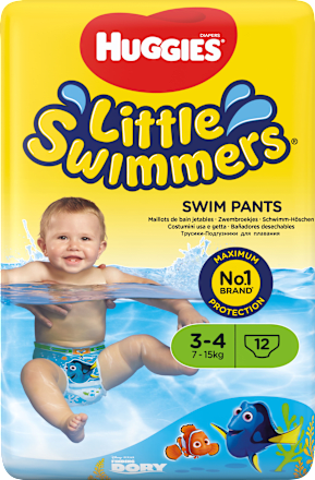 Pieluchomajtki do pływania rozmiar 3-4 (7-15 kg) Huggies Little Swimmers