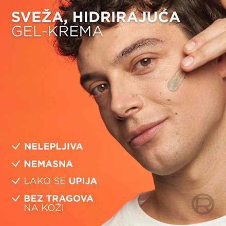 HYDRA ENERGETIC 24 QUENCHING gel za lice L'ORÉAL PARiS MEN EXPERT