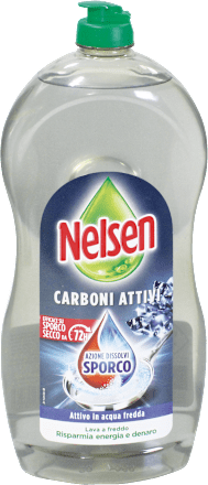 Detersivo piatti CARBONI ATTIVI Nelsen