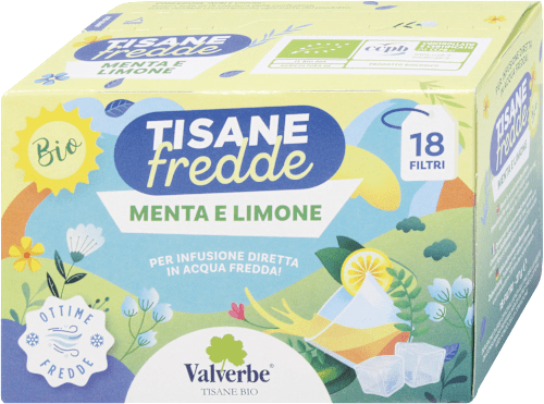 Tisana fredda bio MENTA E LIMONE Valverbe