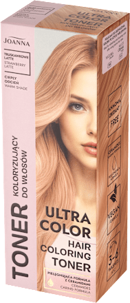 Toner do włosów Ultra Color Strawberry latte/Truskawkowe latte JOANNA