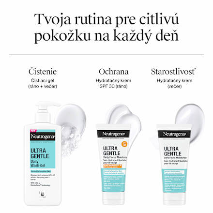 Čistiaci pleťový gél Ultra Gentle Neutrogena