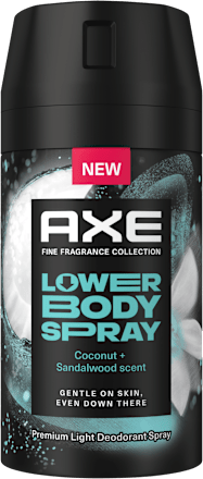 Pánsky dezodorant v spreji Lower Body Coconut & Sandalwood Axe