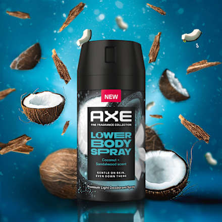 Pánsky dezodorant v spreji Lower Body Coconut & Sandalwood Axe