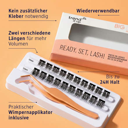 Sztuczne rzęsy Big Lash Love Ready, Set, Lash! trend !t up
