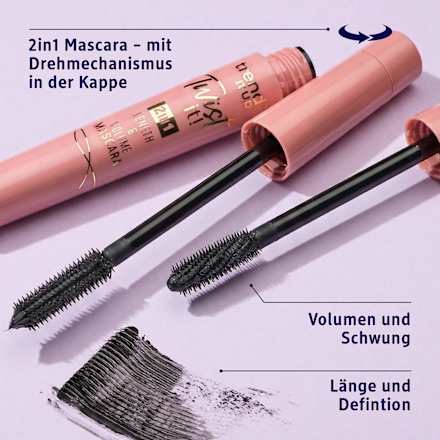 Mascara Twist it!  2in1 Length & Volume trend !t up