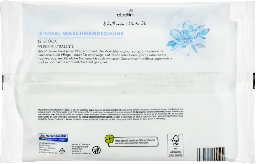 Waschhandschuhe Einmal ebelin