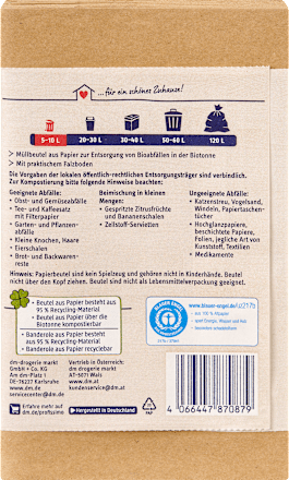 Müllbeutel Recycling 10L Kompostbeutel  Profissimo