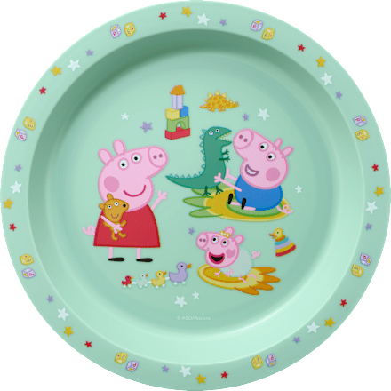 Teller grün, Peppa Pig babylove