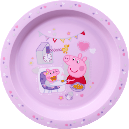 Teller flieder, Peppa Pig babylove