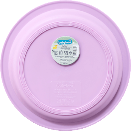 Teller pink Peppa Wutz ab 6 Monaten babylove