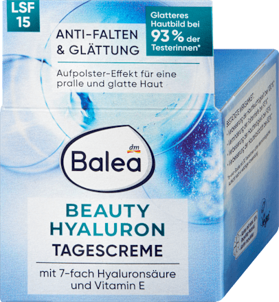 Gesichtscreme Hyaluron Beauty LSF 15 Balea