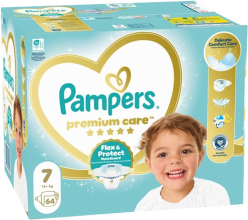 Premium Care pelene, vel. 7 (15+ kg) Pampers Premium Care