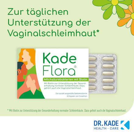 KadeFlora Milchsäurebakterien mit Biotin Kapseln 30 St KadeFlora