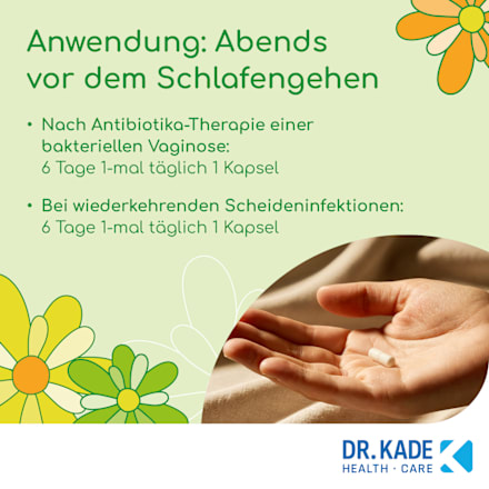 KadeFlora Milchsäurebakterien Vaginalkapseln, Hartkapseln zur vaginalen Anwendung KadeFlora