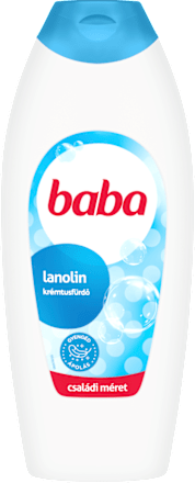 Krémtusfürdő lanolinnal baba