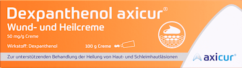 Dexpanthenol axicur, Wund- und Heilcreme, 50 mg/g Creme Dexpanthenol axicur