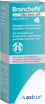 Bronchofit Efeu-Hustensaft 8,7 mg/ml Efeublätter-Trockenextrakt Bronchofit