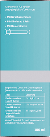 Bronchofit Efeu-Hustensaft 8,7 mg/ml Efeublätter-Trockenextrakt Bronchofit