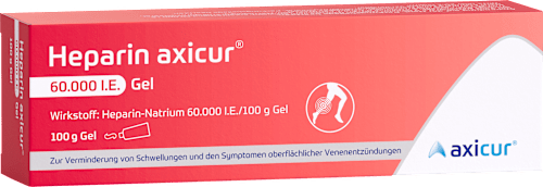 Heparin axicur, Heparin-Natrium 60.000 I.E./100g Gel axicur