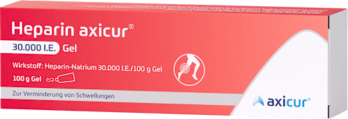 Heparin axicur, Heparin-Natrium 30.000 I.E./100g Gel axicur