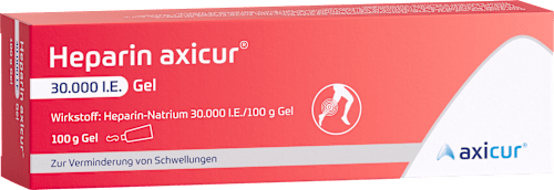 Heparin axicur, Heparin-Natrium 30.000 I.E./100g Gel axicur