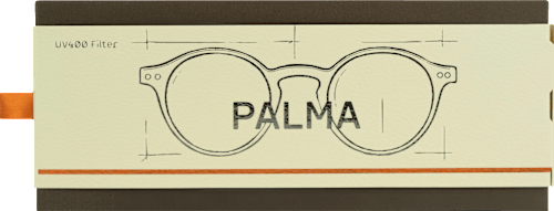 Sonnenbrille Erwachsene Palma schwarz-braun gefleckt Jean&Len