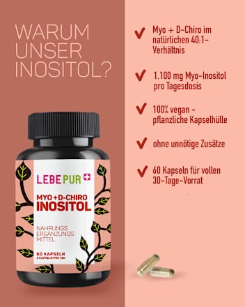 Inositol Kapseln 60 St Lebepur