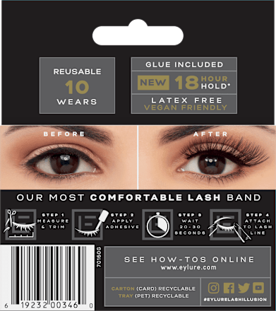 Künstliche Wimpern Illusion No.305 (1 Paar) Eylure