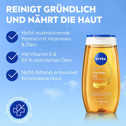 Duschöl rechhaltige Pflege NIVEA
