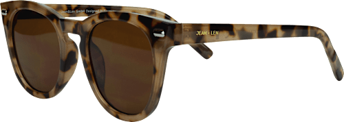 Sonnenbrille Erwachsene Monaco schwarz-braun gefleckt Jean&Len
