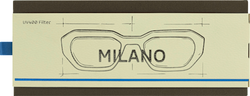 Sonnenbrille Erwachsene Milano schwarz, eckig Jean&Len