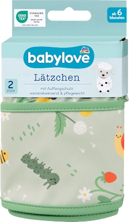 Lätzchen grün Garten babylove